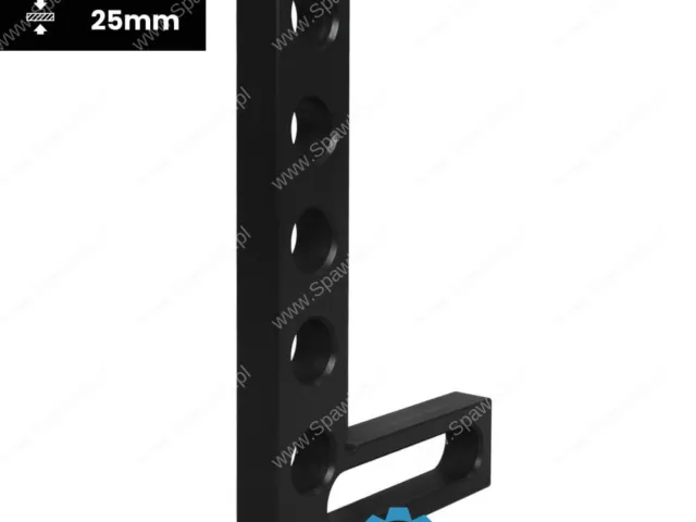Spartus Kątownik płaski 275x175x25mm azotowany