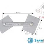 Spartus Magnetyczny uchwyt spawalniczy - regulowany kąt udźwig 22kg