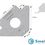 Spartus Magnetyczny uchwyt spawalniczy strzałka udźwig: 33kg