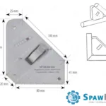 Spartus Magnetyczny uchwyt spawalniczy z wyłącznikiem udźwig: 13,5kg