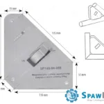 Spartus Magnetyczny uchwyt spawalniczy z wyłącznikiem udźwig: 25kg