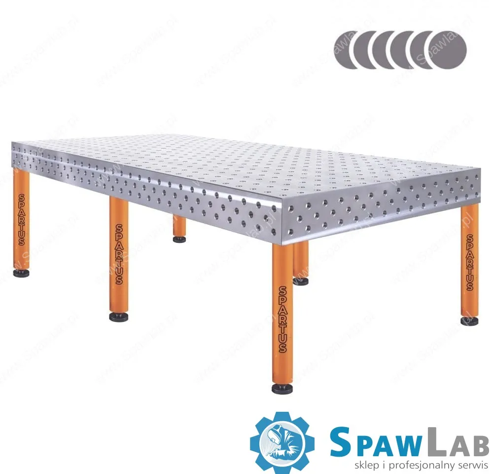 Spartus [Outlet] Hermes 3D 3000 x 1500 x 200 [6 nóg ze stopami L=620]