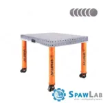 Spartus [Outlet] Stół spawalniczy Spartus Hermes 3D 1000x800x100mm | system D16 | 4 nogi z kółkami L=650mm