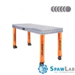 Spartus [Outlet] Stół spawalniczy Spartus Hermes 3D 1500x600x100mm | system D16 | 4 nogi z kółkami L=650mm