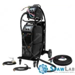 Spartus ProMIG 535 Dual Pulse [źródło, chłodnica, podajnik, przewód zespolony, wózek] pakiet z uchwytem SPP501 - 3m