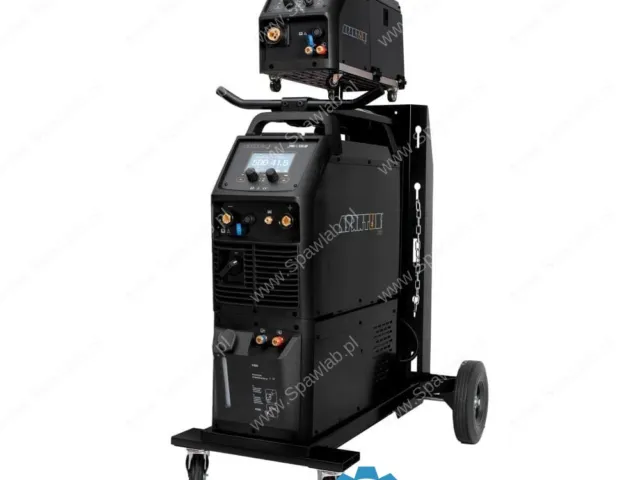 Spartus ProMIG 535 Dual Pulse [źródło, chłodnica, podajnik, przewód zespolony, wózek] pakiet z uchwytem SPP501 - 3m, zdjęcie 2