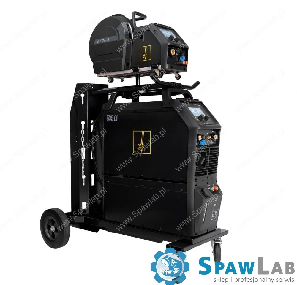 Spartus ProMIG 535 Dual Pulse [źródło, chłodnica, podajnik, przewód zespolony, wózek] pakiet z uchwytem SPP501 - 3m, zdjęcie 5