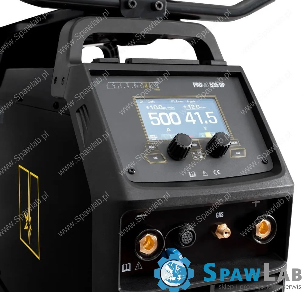 Spartus ProMIG 535 Dual Pulse [źródło, chłodnica, podajnik, przewód zespolony, wózek] pakiet z uchwytem SPP501 - 3m, zdjęcie 8