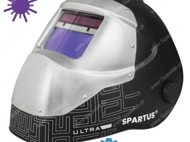 Spartus Przyłbica do spawalnia laserowego SPARTUS Ultra VX27 z kanałem nawiewowym i wężem powietrznym