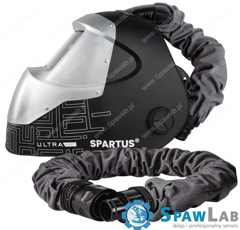 Spartus Przyłbica do spawalnia laserowego SPARTUS Ultra VX27 z kanałem nawiewowym i wężem powietrznym, zdjęcie 2