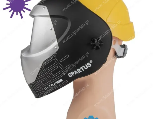 Spartus Przyłbica do spawania laserowego SPARTUS Ultra VX27 z kaskiem i adapterem