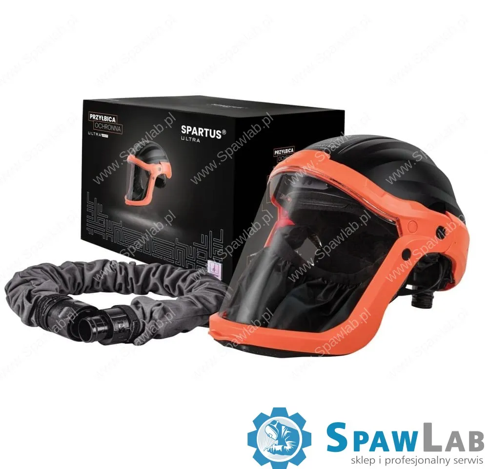 Spartus Przyłbica do szlifowania SPARTUS Ultra NX47 z kanałem nawiewowym i wężem powietrznym, zdjęcie 4