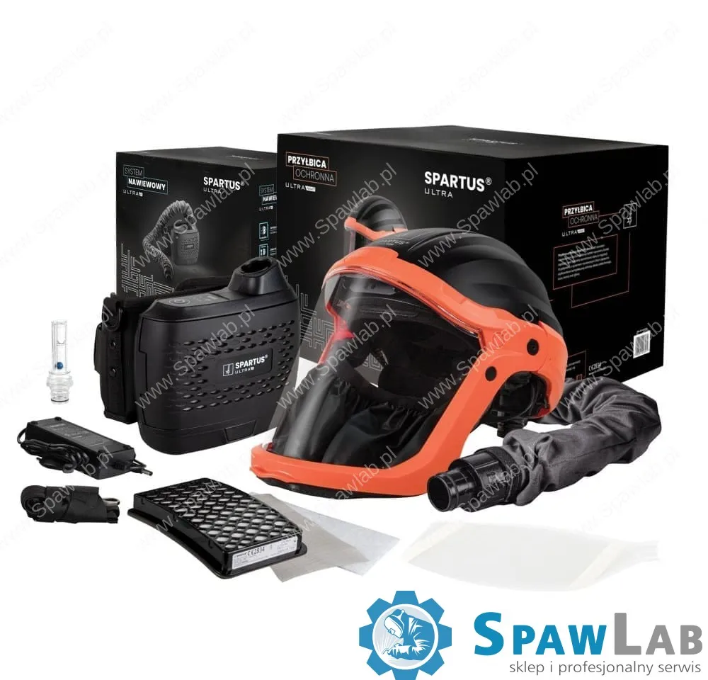 Spartus Przyłbica do szlifowania SPARTUS Ultra NX47 z systemem nawiewowym