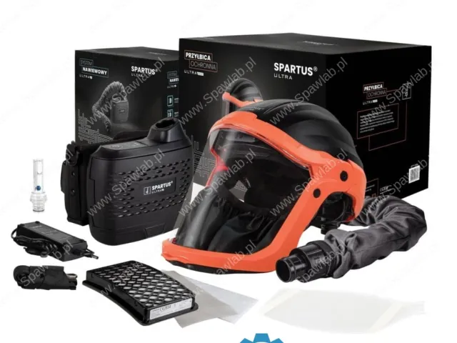 Spartus Przyłbica do szlifowania SPARTUS Ultra NX47 z systemem nawiewowym