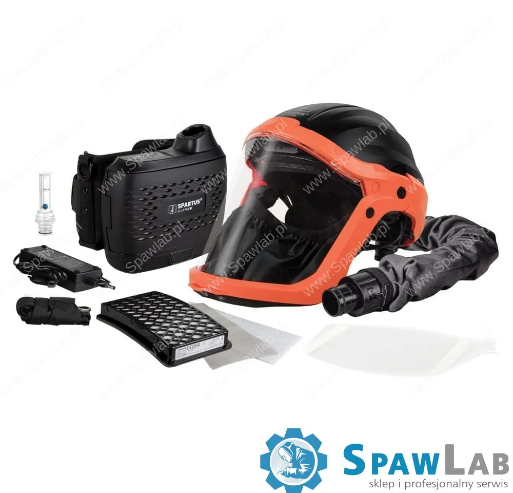 Spartus Przyłbica do szlifowania SPARTUS Ultra NX47 z systemem nawiewowym, zdjęcie 2