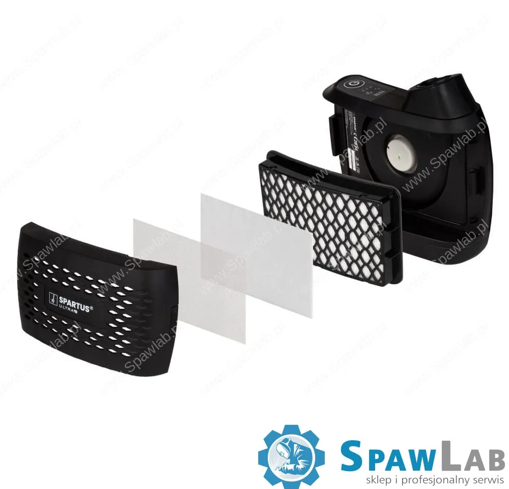 Spartus Przyłbica do szlifowania SPARTUS Ultra NX47 z systemem nawiewowym, zdjęcie 5