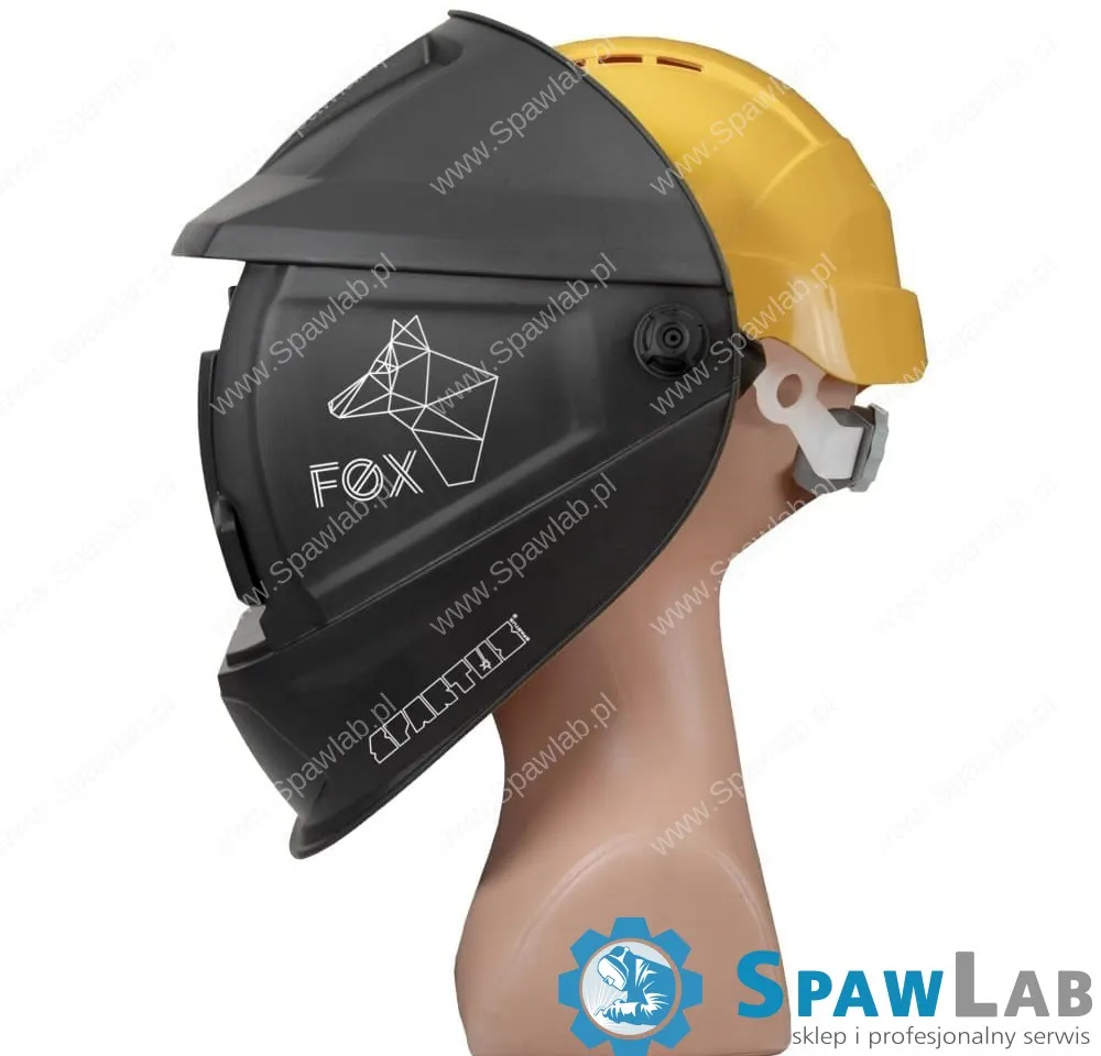 Spartus Przyłbica SPARTUS® Easy FOX z kaskiem i adapterem