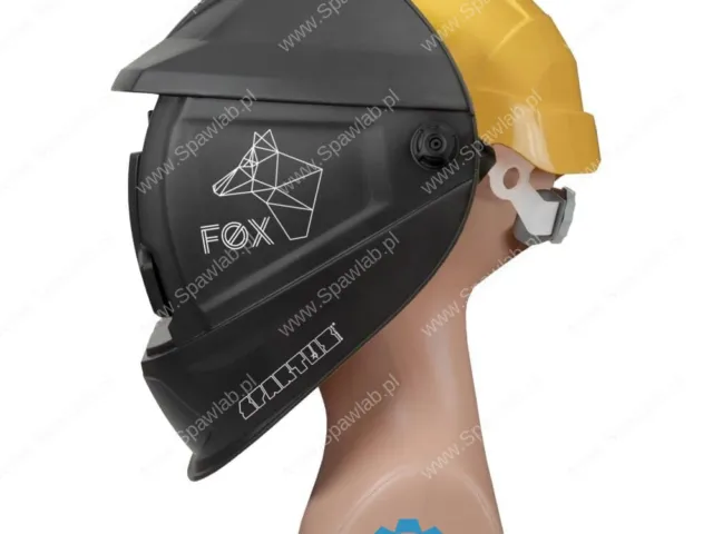 Spartus Przyłbica SPARTUS® Easy FOX z kaskiem i adapterem