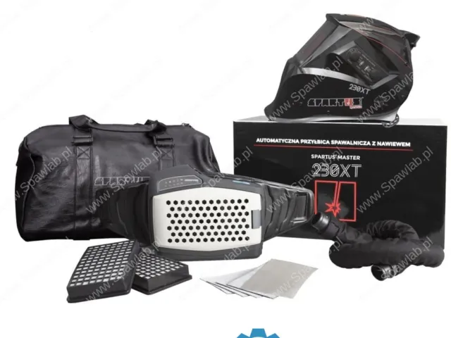 Spartus Przyłbica SPARTUS® Master 230XT (filtr true color) z nawiewem