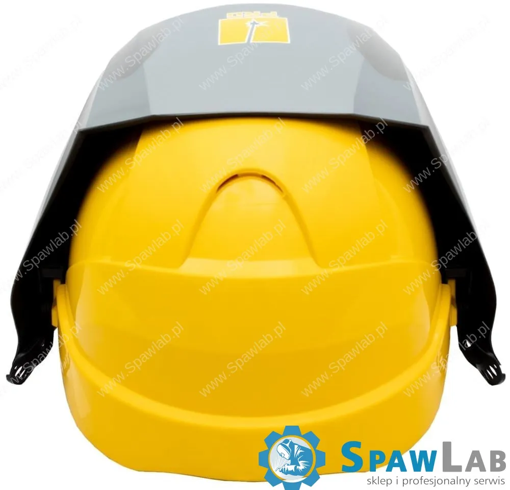 Spartus Przyłbica SPARTUS® Pro 301X (szara) z kaskiem i adapterem, zdjęcie 2