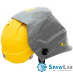 Spartus Przyłbica SPARTUS® Pro 301X (szara) z kaskiem i adapterem, zdjęcie 3