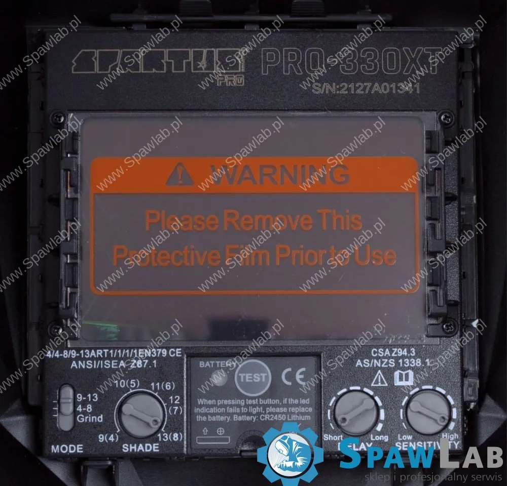 Spartus Przyłbica SPARTUS® Pro 330XT z filtrem true color, zdjęcie 8