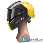 Spartus Przyłbica SPARTUS Pro 401X z kaskiem i adapterem