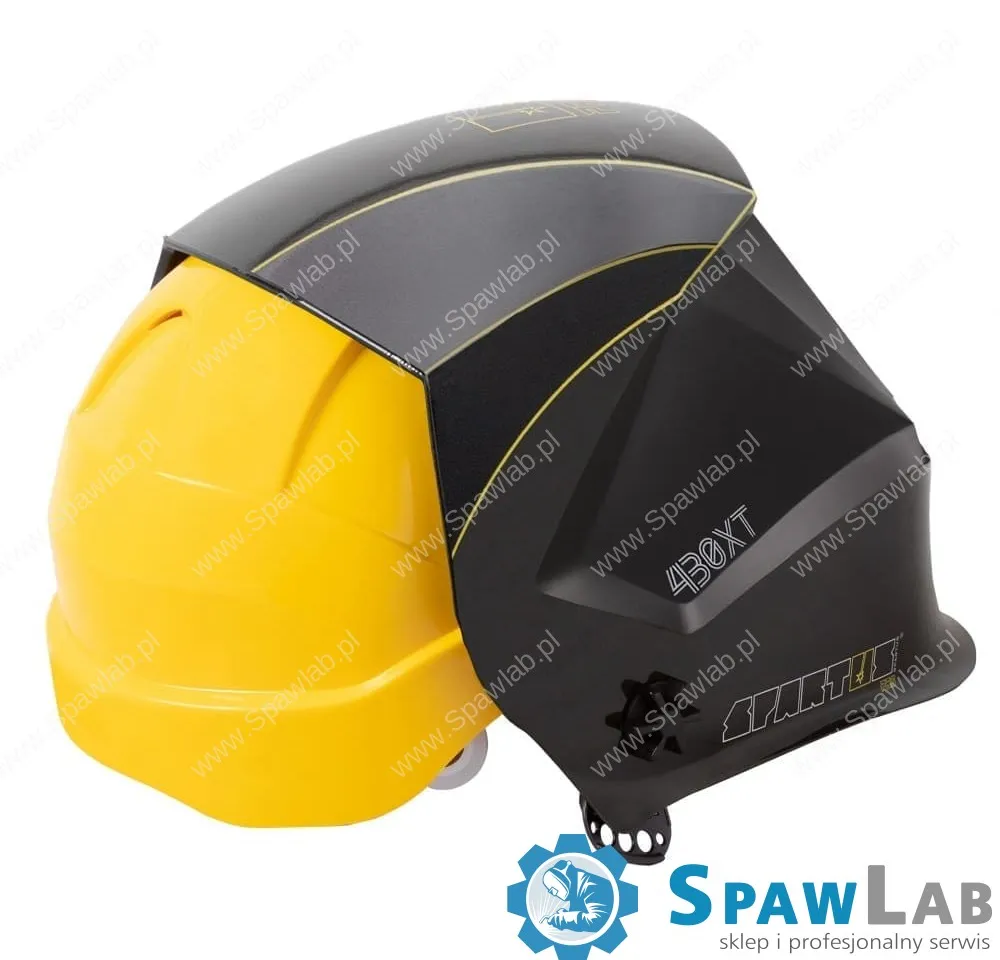 Spartus Przyłbica SPARTUS Pro 430XT (filtr true color) z kaskiem i adapterem, zdjęcie 2