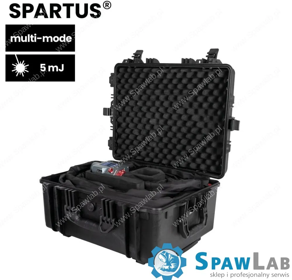 Spartus Pulsacyjna Oczyszczarka laserowa SPARTUS Easy 500CL pulse 5 mJ - walizka