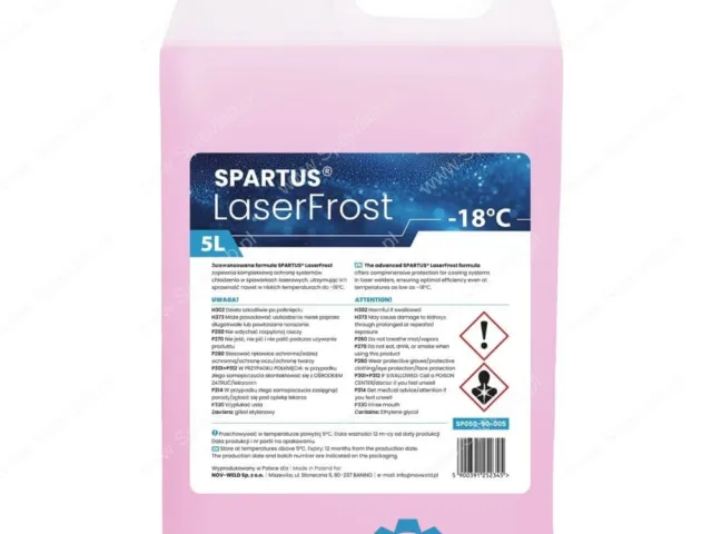 Spartus Płyn chłodniczy do spawarek laserowych SPARTUS LaserFrost 5l