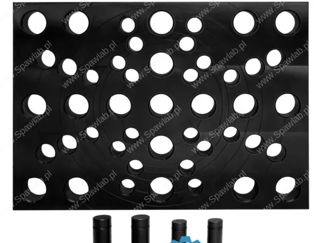 Spartus Płyta mocująca 350x250x25mm azotowana