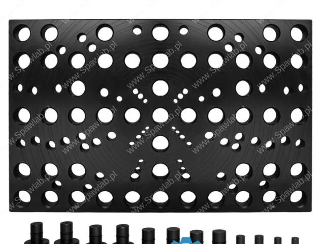 Spartus Płyta mocująca 550x350x25mm azotowana