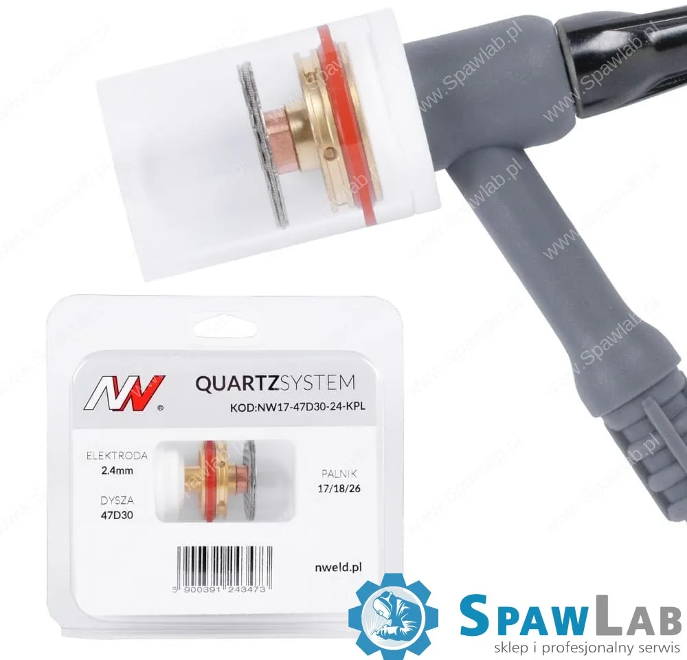 Spartus QUARTZSYSTEM - duża soczewka dysza L 17/18/26 [na elektrodę 2.4mm]