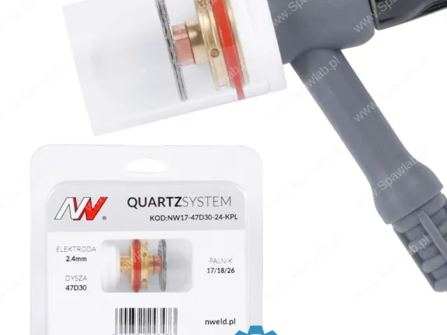 Spartus QUARTZSYSTEM - duża soczewka dysza L 17/18/26 [na elektrodę 2.4mm]