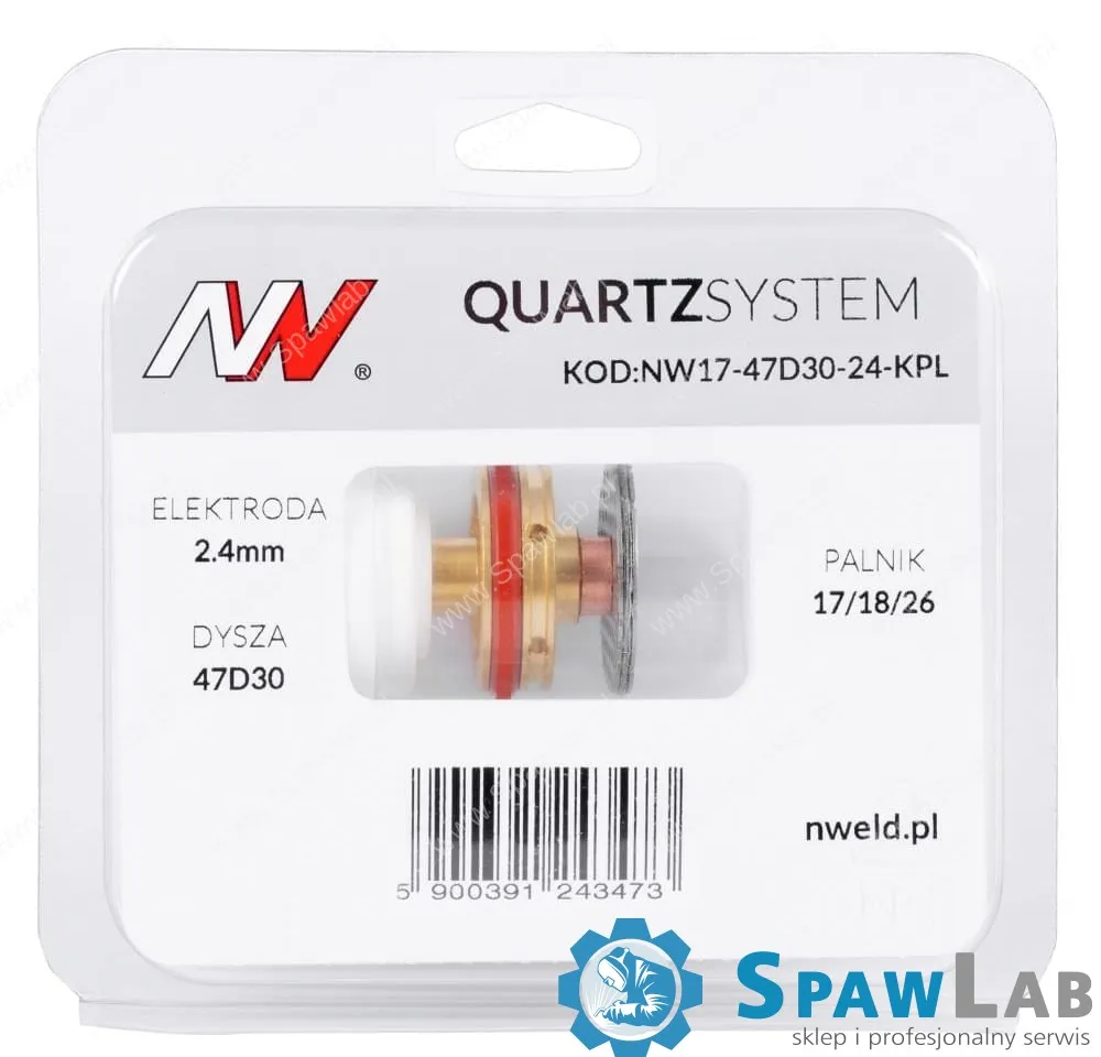 Spartus QUARTZSYSTEM - duża soczewka dysza L 17/18/26 [na elektrodę 2.4mm], zdjęcie 4