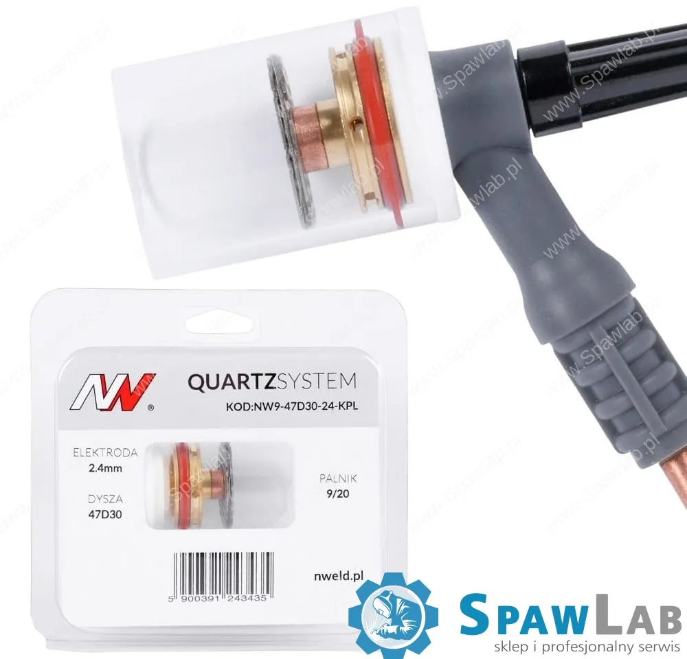 Spartus QUARTZSystem - duża soczewka dysza L 9/20 [na elektrodę 2.4mm]