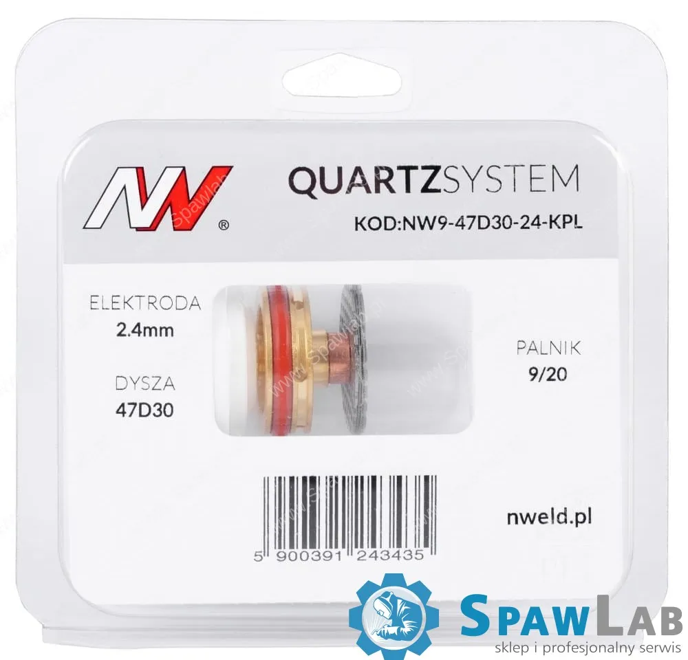 Spartus QUARTZSystem - duża soczewka dysza L 9/20 [na elektrodę 2.4mm], zdjęcie 4