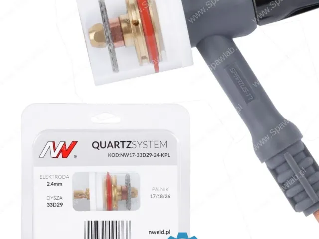 Spartus QUARTZSYSTEM - duża soczewka dysza S, wymienne sitko 17/18/26 [na elektrodę 2.4mm]