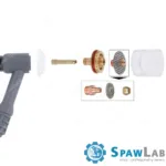 Spartus QUARTZSYSTEM - duża soczewka dysza S, wymienne sitko 17/18/26 [na elektrodę 2.4mm], zdjęcie 3