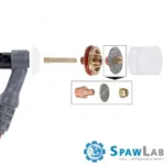 Spartus QUARTZSystem - duża soczewka dysza S, wymienne sitko 9/20 [na elektrodę 2.4mm], zdjęcie 3
