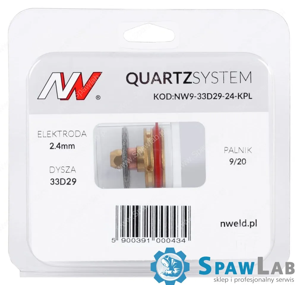 Spartus QUARTZSystem - duża soczewka dysza S, wymienne sitko 9/20 [na elektrodę 2.4mm], zdjęcie 4