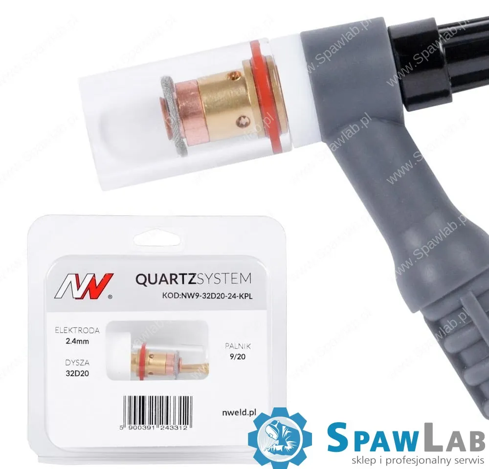 Spartus QUARTZSystem - mała soczewka dysza L 9/20 [na elektrodę 2.4mm]