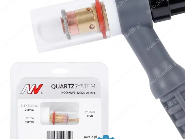 Spartus QUARTZSystem - mała soczewka dysza L 9/20 [na elektrodę 2.4mm]