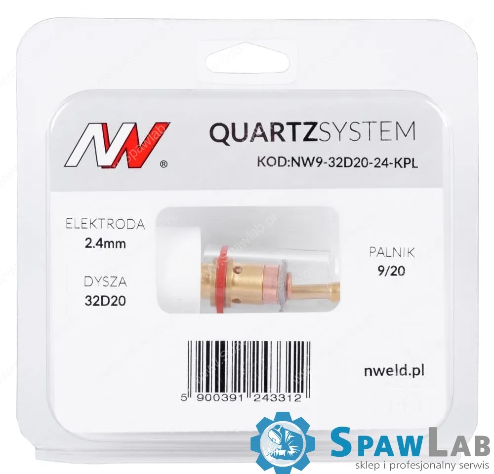 Spartus QUARTZSystem - mała soczewka dysza L 9/20 [na elektrodę 2.4mm], zdjęcie 4