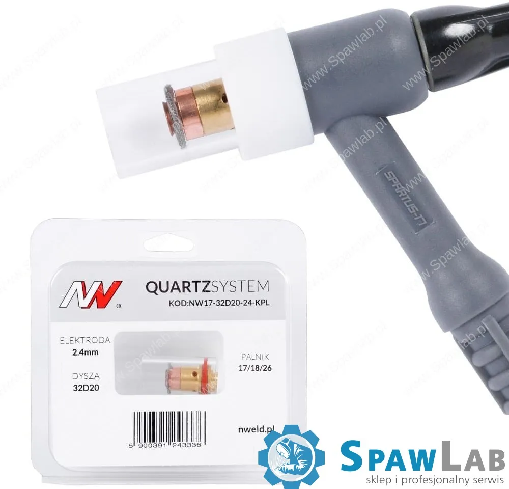 Spartus QUARTZSystem - mała soczewka dysza S 17/18/26 [na elektrodę 2.4mm]