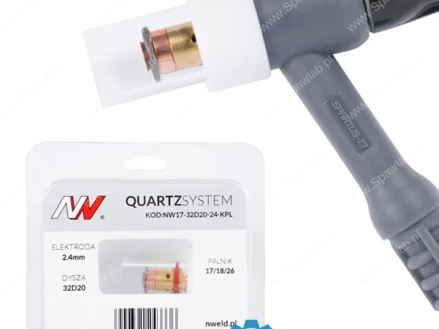 Spartus QUARTZSystem - mała soczewka dysza S 17/18/26 [na elektrodę 2.4mm]