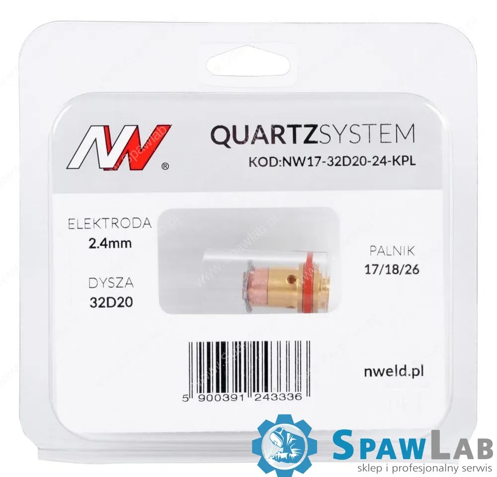 Spartus QUARTZSystem - mała soczewka dysza S 17/18/26 [na elektrodę 2.4mm], zdjęcie 4