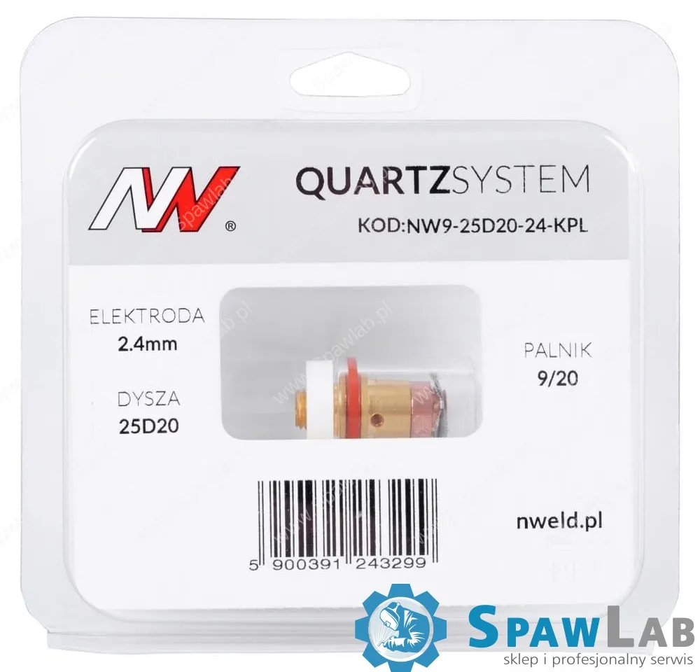 Spartus QUARTZSystem - mała soczewka dysza S 9/20 [na elektrodę 2.4mm], zdjęcie 4