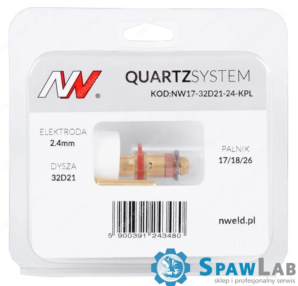 Spartus QUARTZSystem - mała soczewka dysza S, wymienne sitko 17/18/26 [na elektrodę 2.4mm], zdjęcie 4