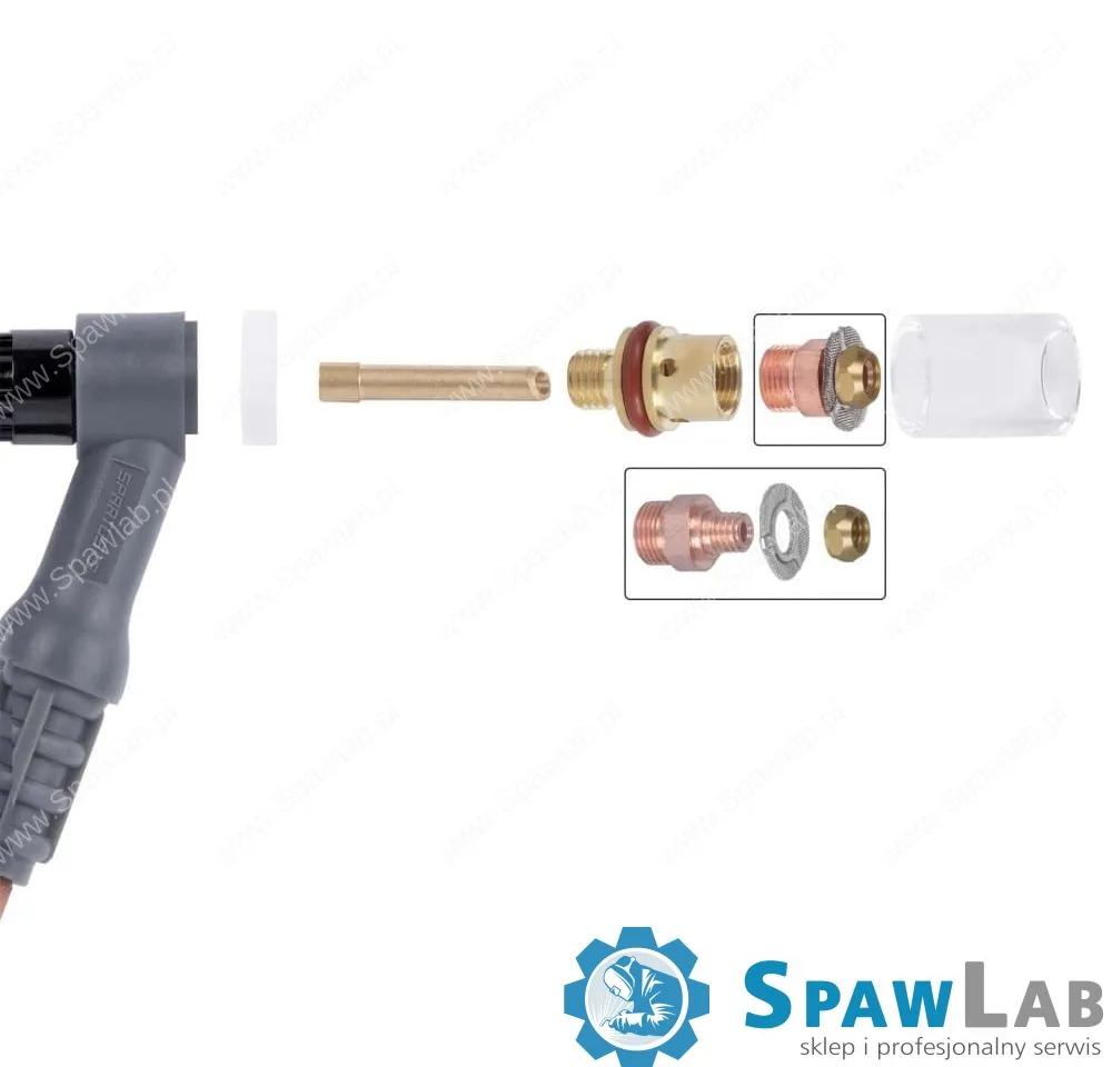 Spartus QUARTZSystem - mała soczewka dysza S, wymienne sitko 9/20 [na elektrodę 2.4mm], zdjęcie 3